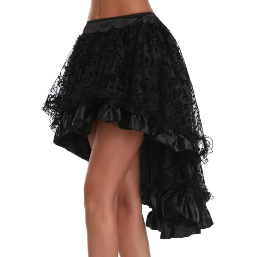 short black steampunk skirt