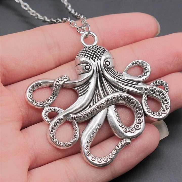 Steampunk Kraken necklace