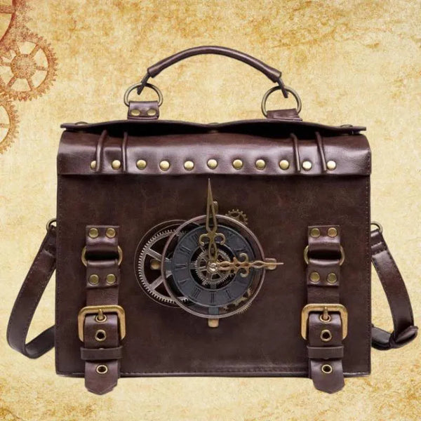 Steampunk bag with clock | My Steampunk Style