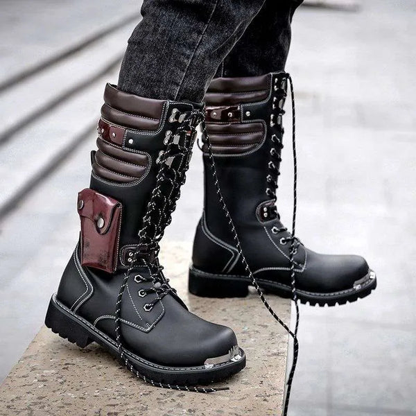 Mens black steampunk boots | My Steampunk Style display picture 1