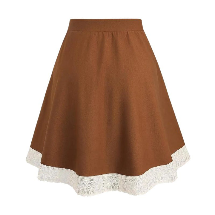 Brown Steampunk skirt