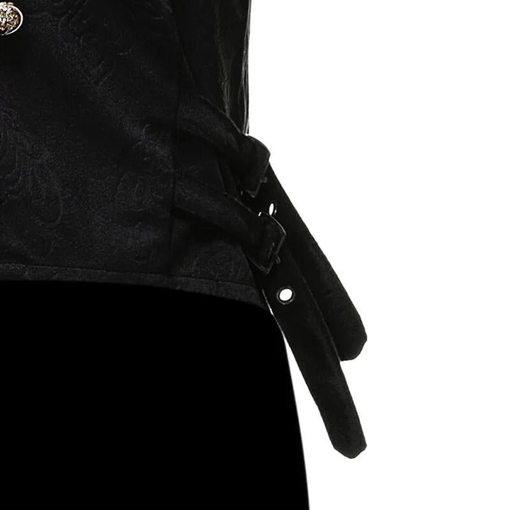 steampunk vest with buckles