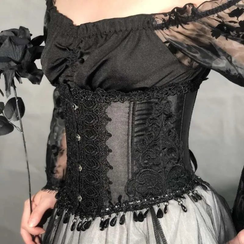 Lace Steampunk corset