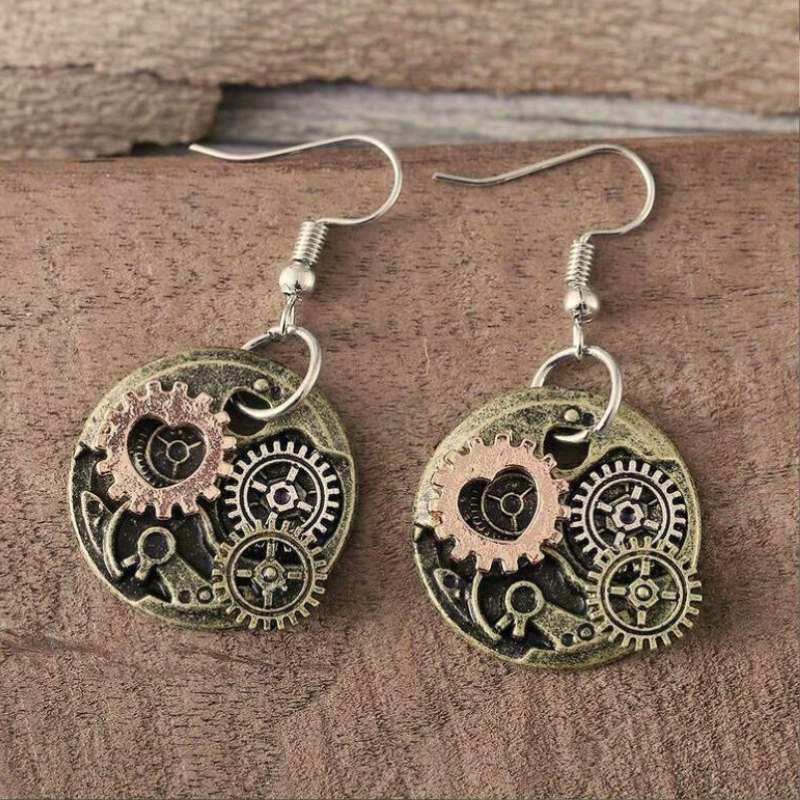 steampunk earrings for women