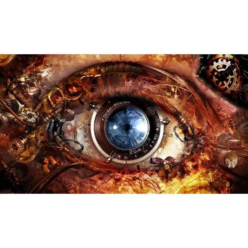 steampunk eye poster