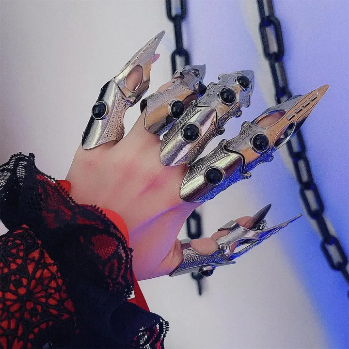 Steampunk dragon finger armor