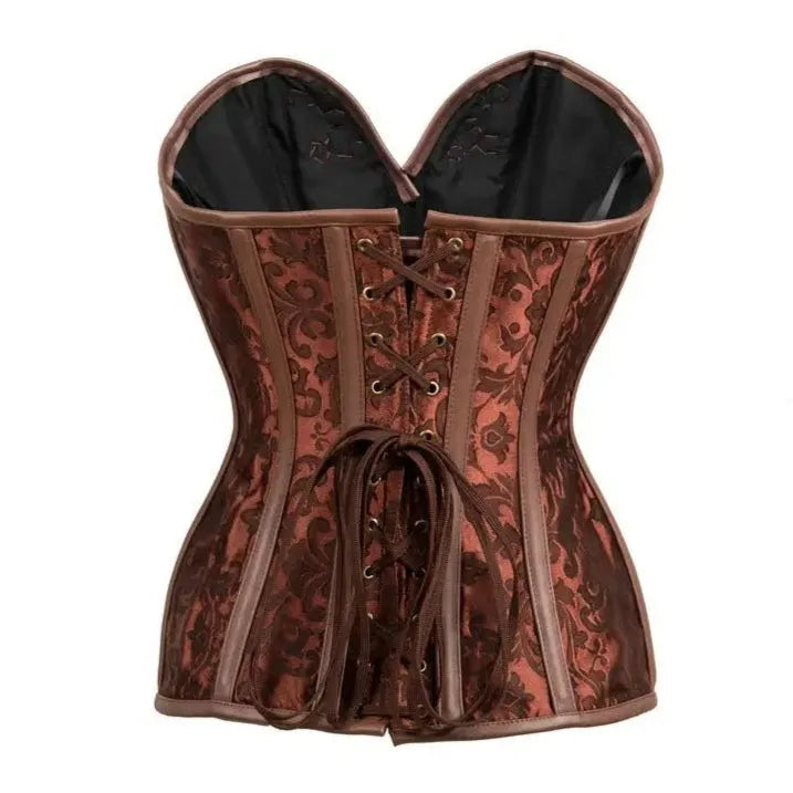 Steampunk corset with gears decor