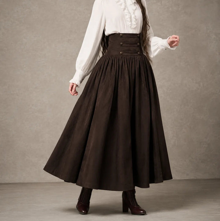Medieval Steampunk maxi skirt