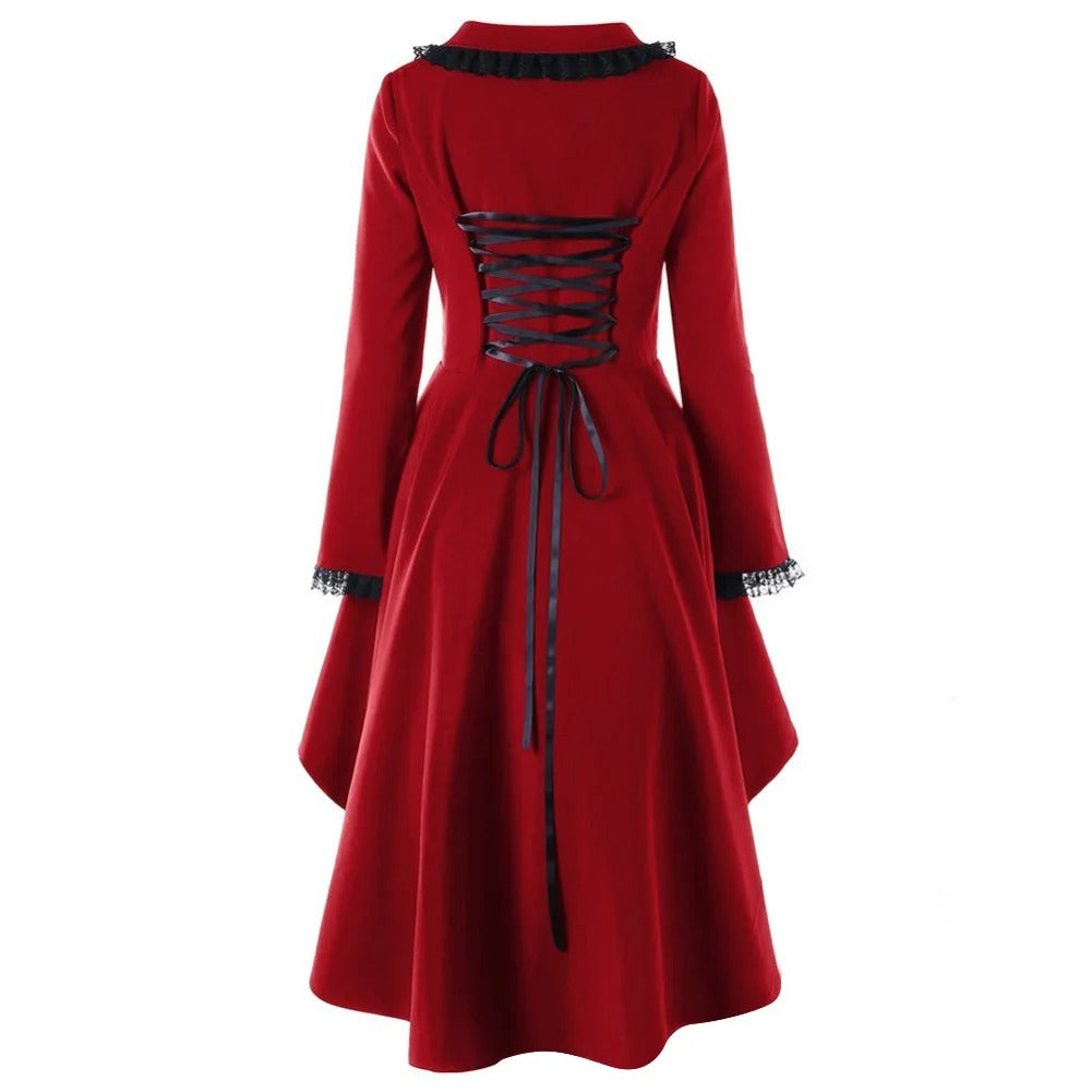 Red steampunk coat