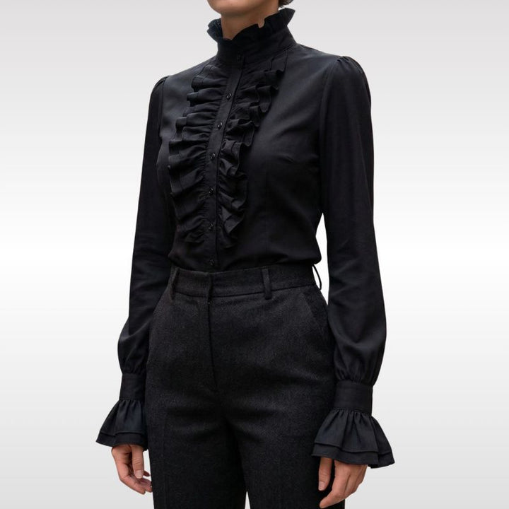 Victorian ruffle shirt