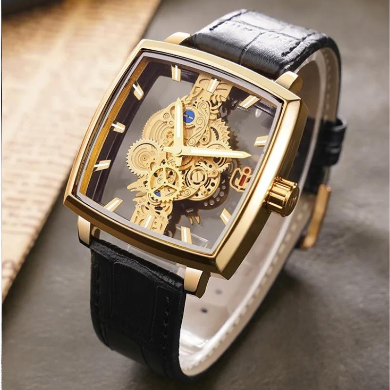 Square Steampunk watch