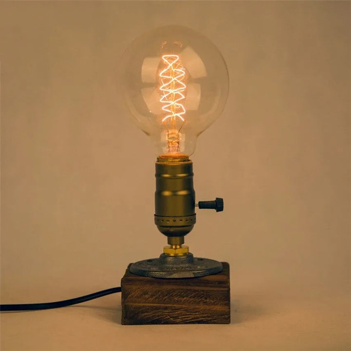 Post-Industrial Steampunk lamp