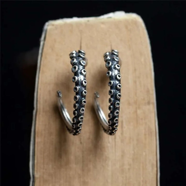 steampunk tentacle earrings