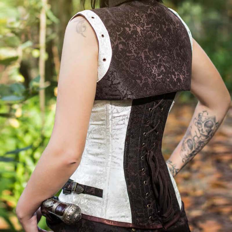 Steampunk cosplay corset