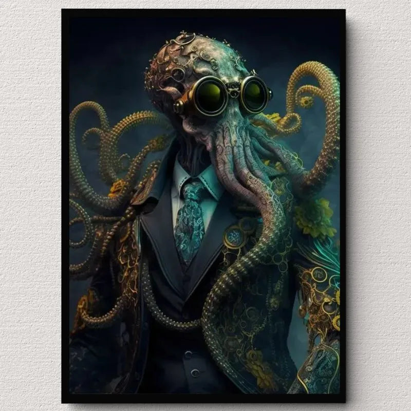 Steampunk octopus wall art | My Steampunk Style