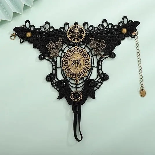 Steampunk spider gloves