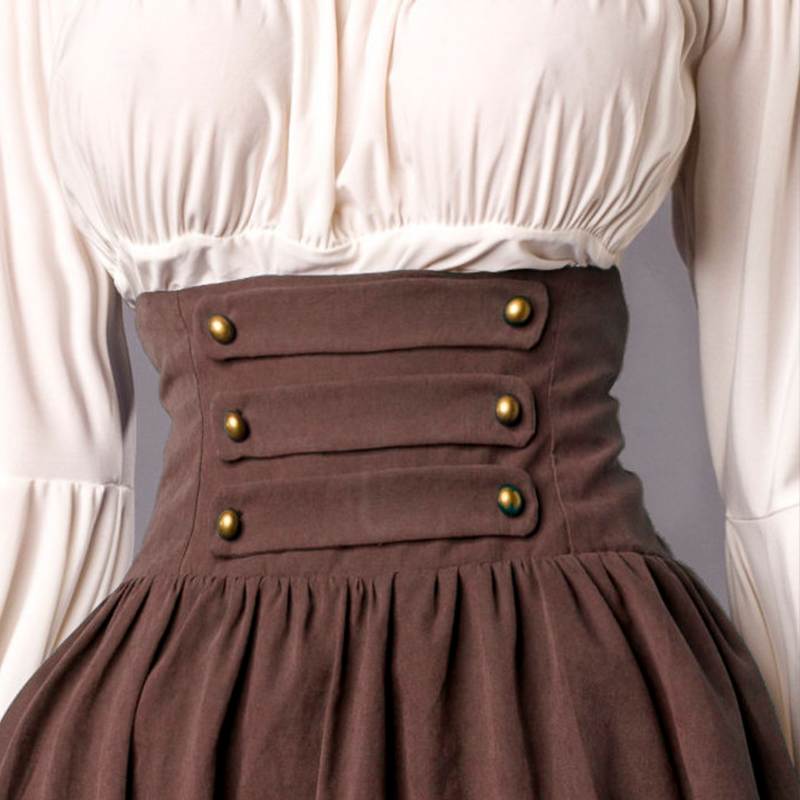 Medieval Steampunk maxi skirt