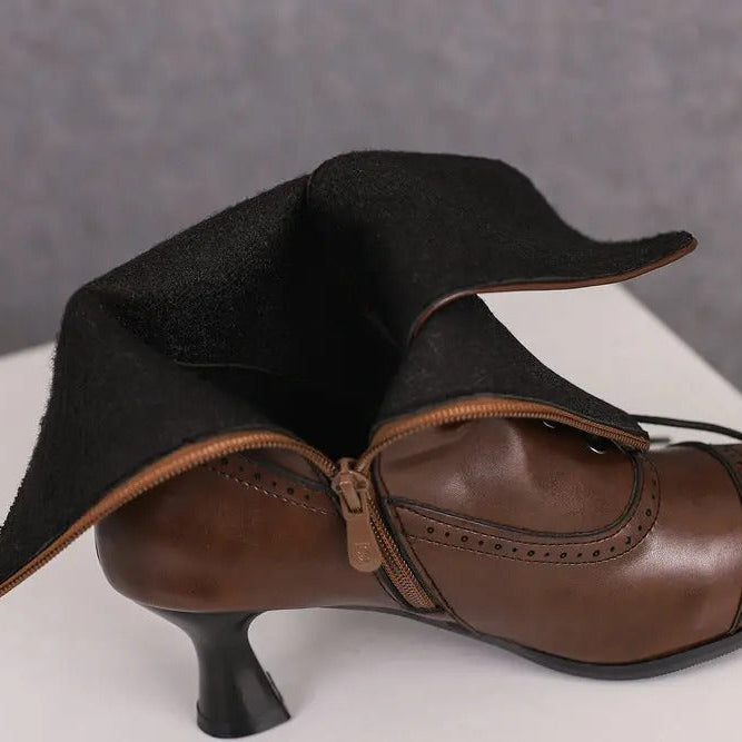 Victorian Lace-Up Boots