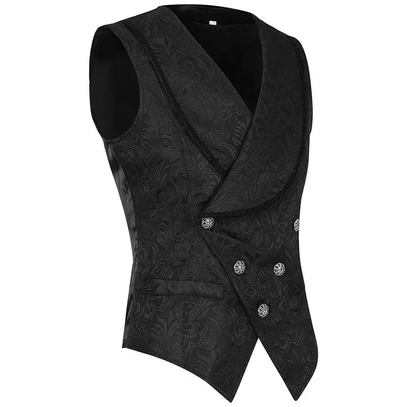 Steampunk double-breasted vest