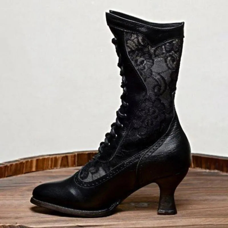 victorian black shoes