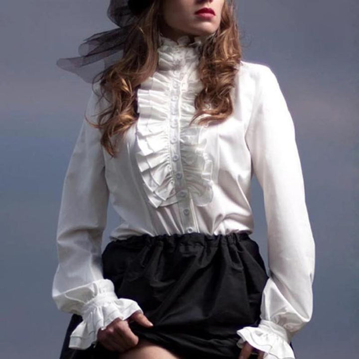 Victorian ruffle shirt