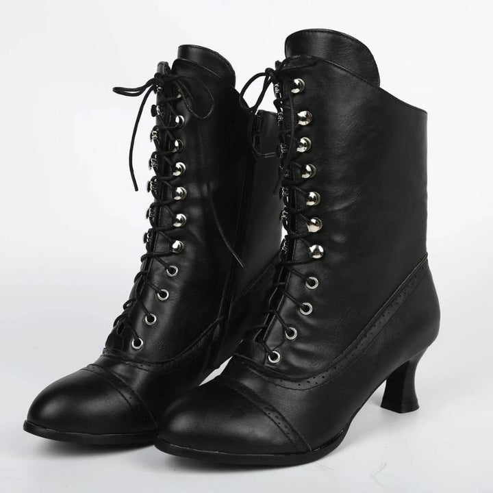 Victorian Lace-Up Boots