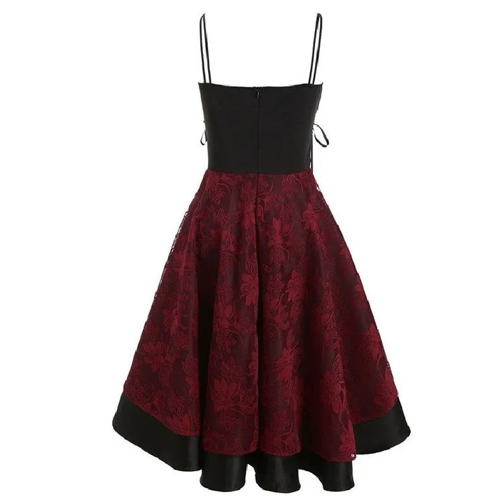 vintage dress with flowers