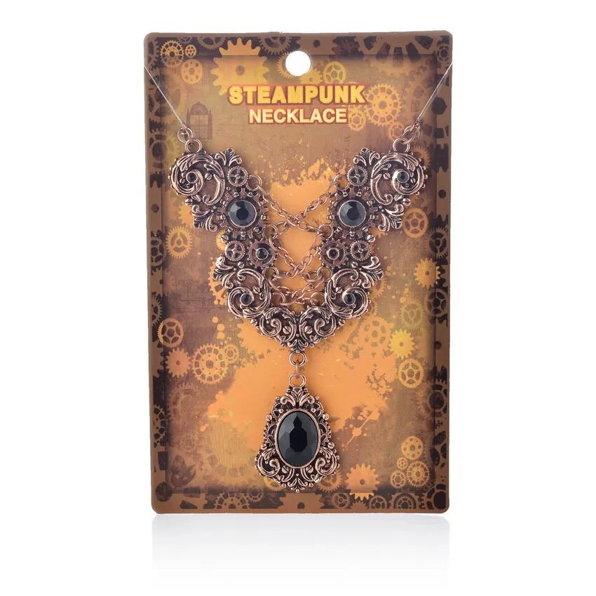 vintage-steampunk-necklace-antique-bronze-plated