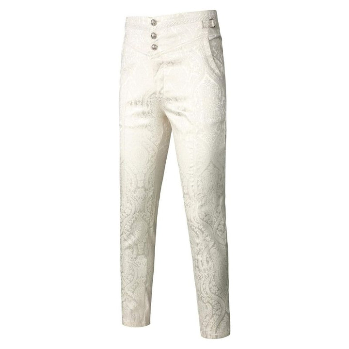 White Steampunk pants