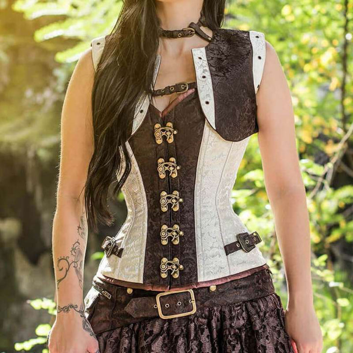 Steampunk cosplay corset