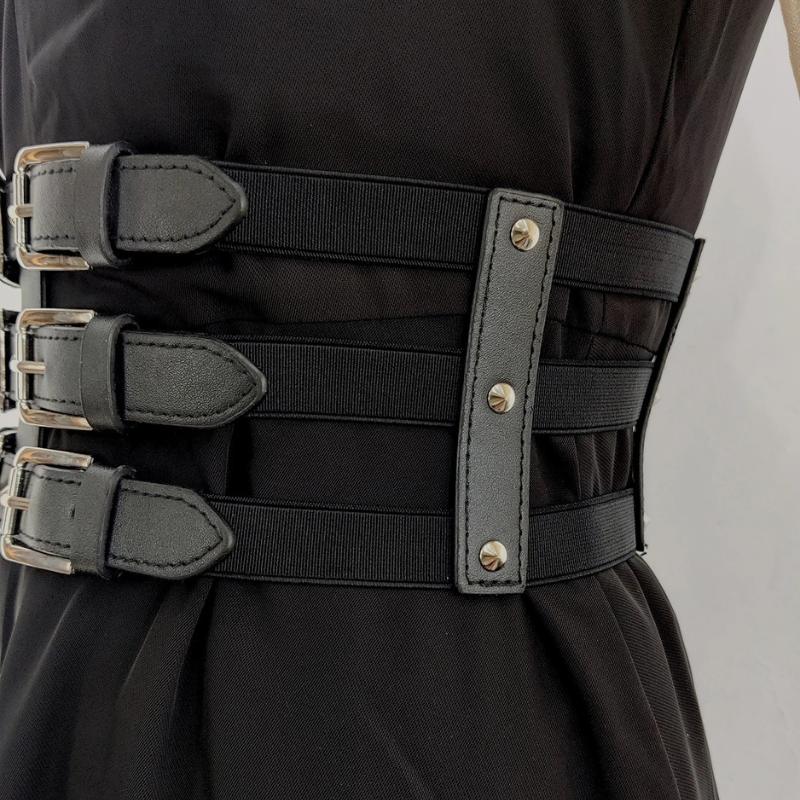 Steampunk 3 straps belt