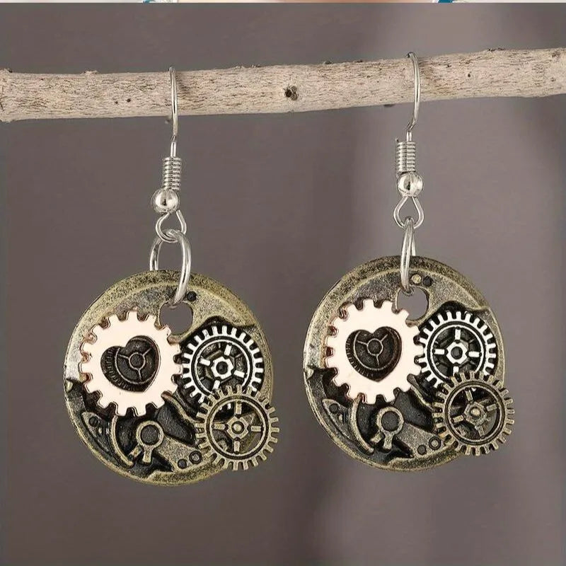 women's steampunk earrings