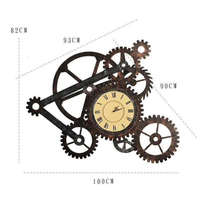 Large steampunk clock