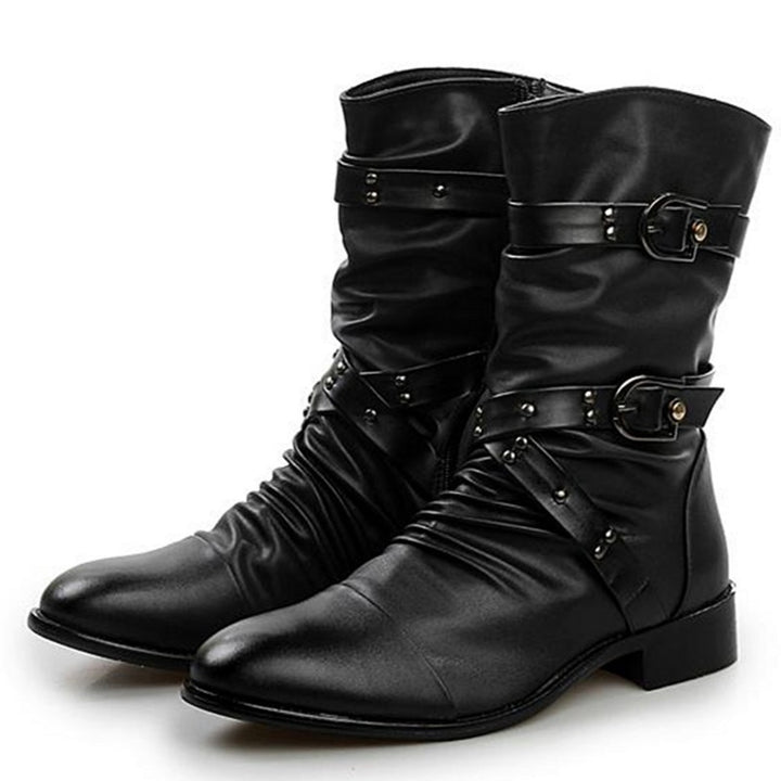 Black Steampunk Boots