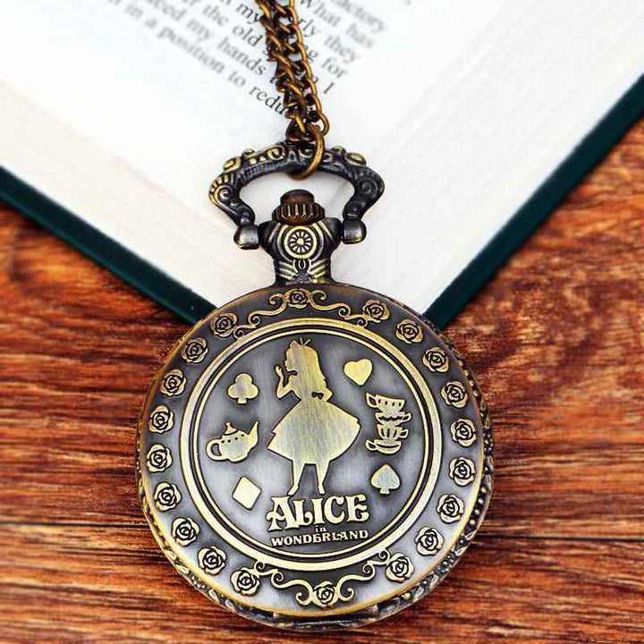 alice in wonderland pocket watch