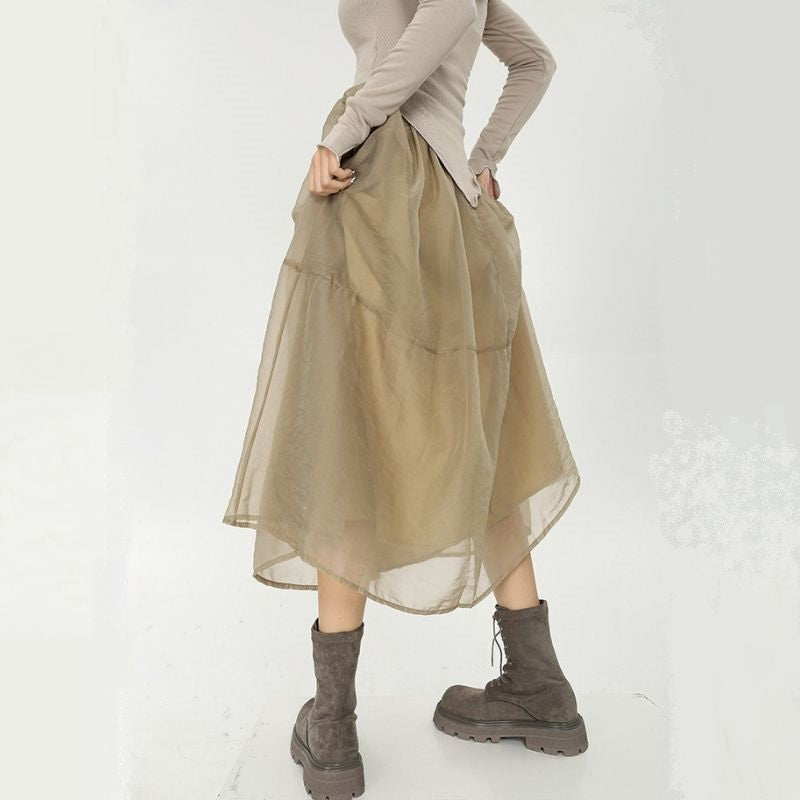 Steampunk mid skirt