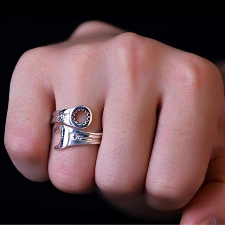 Wrench Steampunk ring