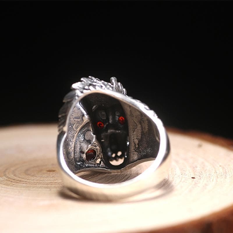 Steampunk dragon ring