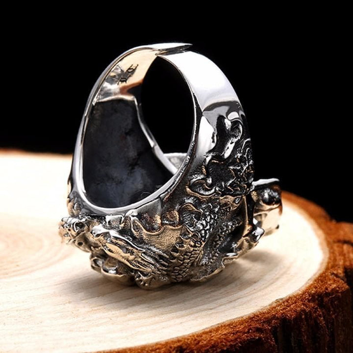 Evil King Steampunk ring