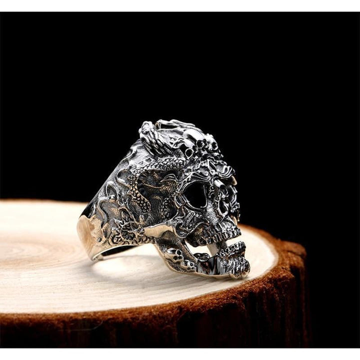 Evil King Steampunk ring