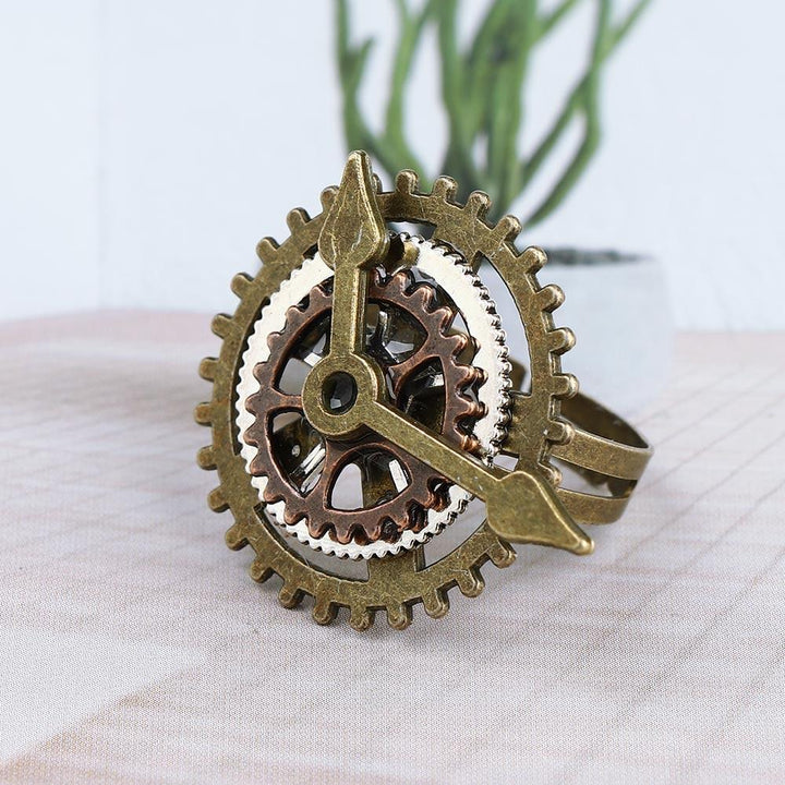 Steampunk clock ring