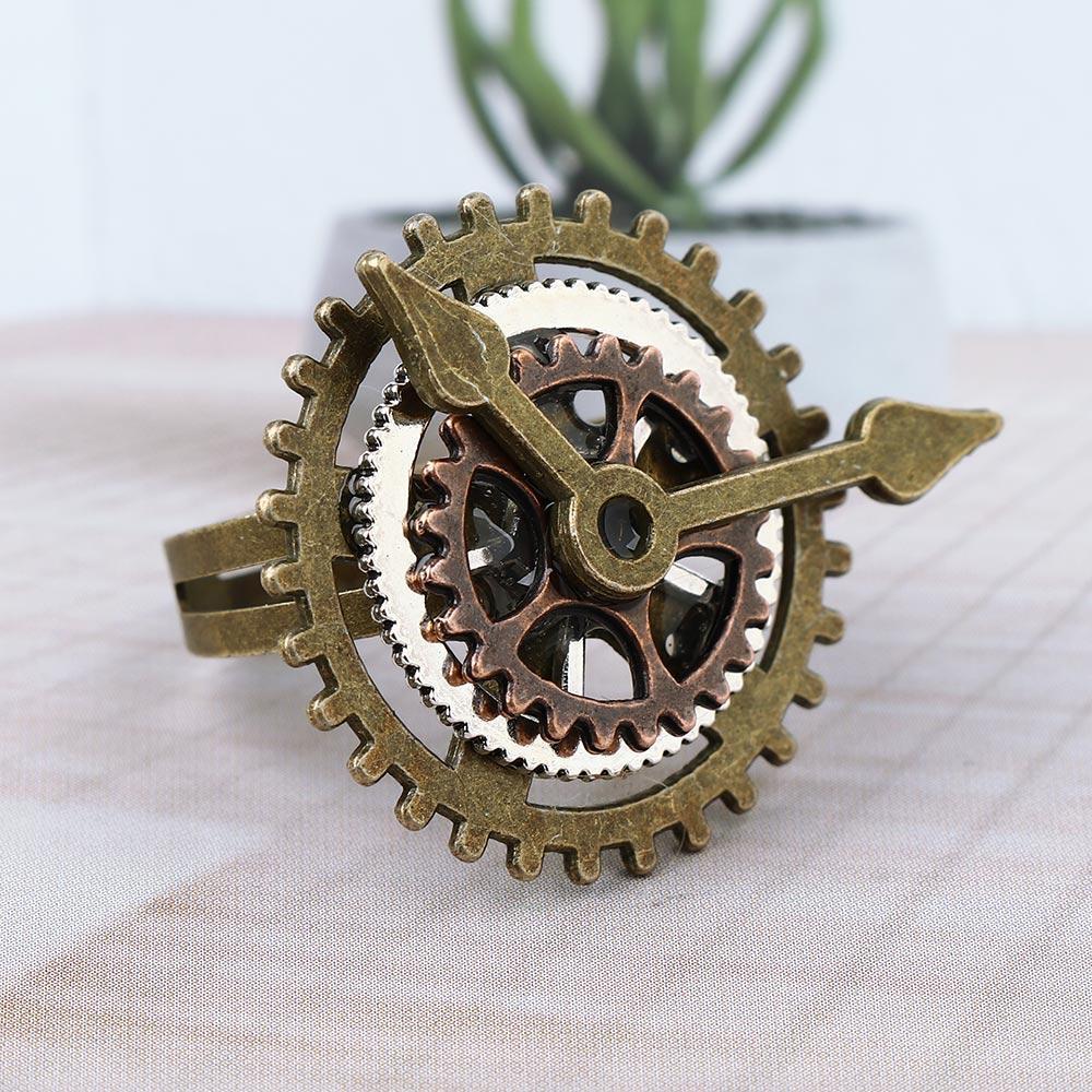 Steampunk clock ring