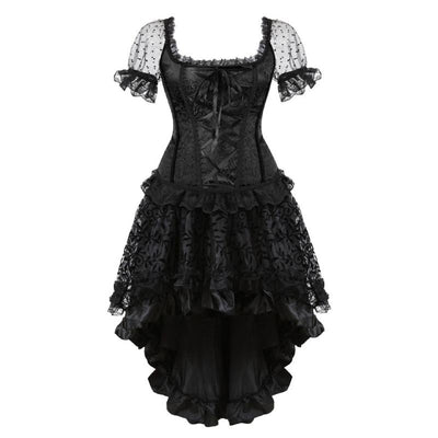 black period steampunk dress