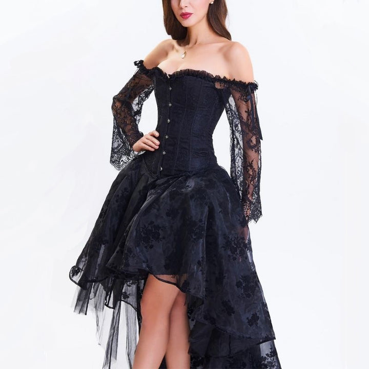 two piece gothic dress