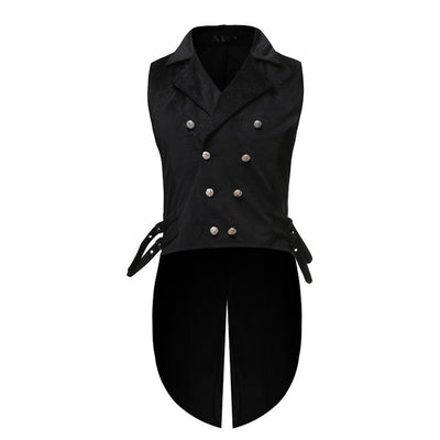 black steampunk vest
