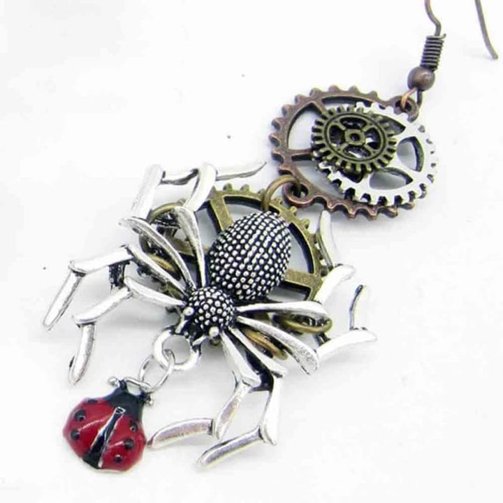 Spider Steampunk earrings