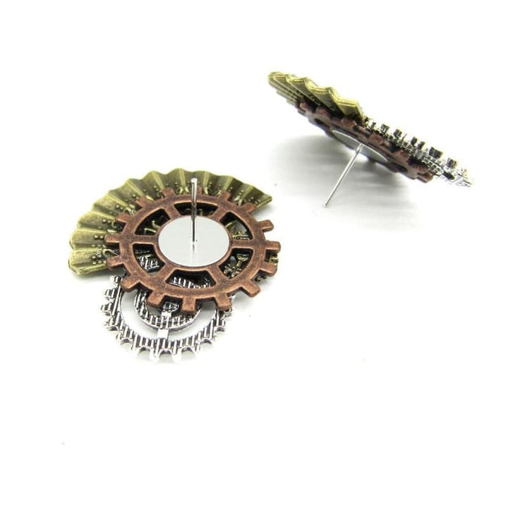 Japanese Steampunk earrings