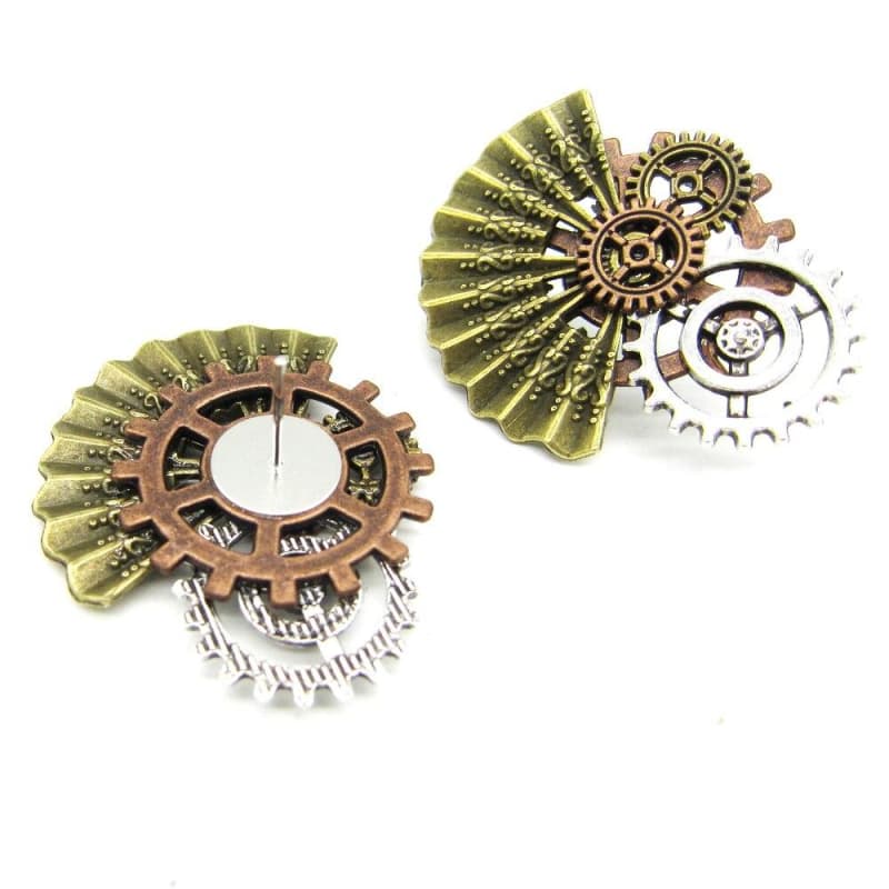 Japanese Steampunk earrings