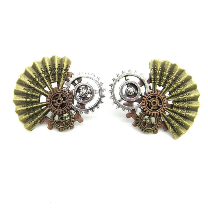 Japanese Steampunk earrings