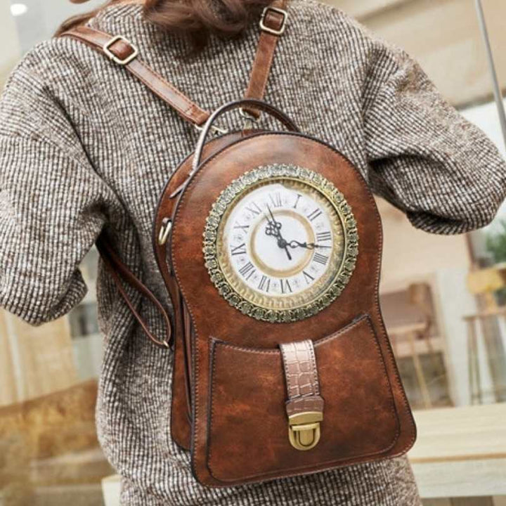 Steampunk clock bag